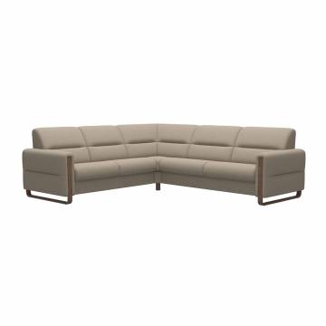 Stressless Fiona Wood Arm Sectional Sofa - 2+2.5 Seats