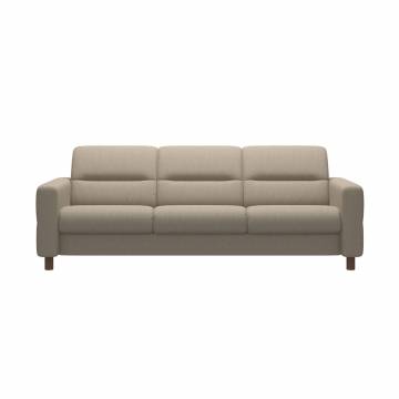 Stressless Fiona Upholstered Arm Three-Seat Sofa