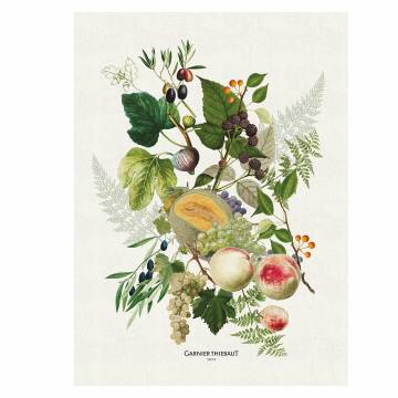 Garnier-Thiebault Abondance D'Automne Natural Cotton-Linen Blend Kitchen Towel