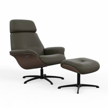 Fjords Classic Comfort Collection - FALCON  Recliner With Stool