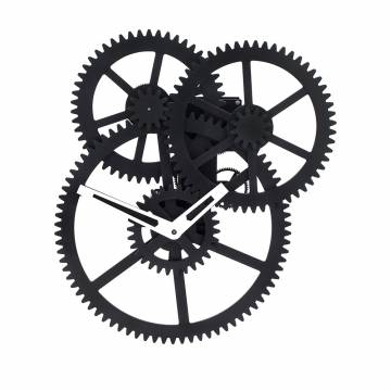 Kikkerland TRIPLE GEAR Wall Clock