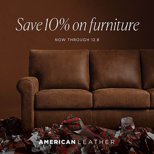 American Leather Holiday Sale - Save 10%