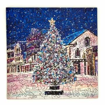 Lighthouse Puzzles - MACKINAC CHRISTMAS TREE By Erynn Rice