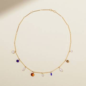 Lindsay Lewis Jewelry FETE Necklace - Blue