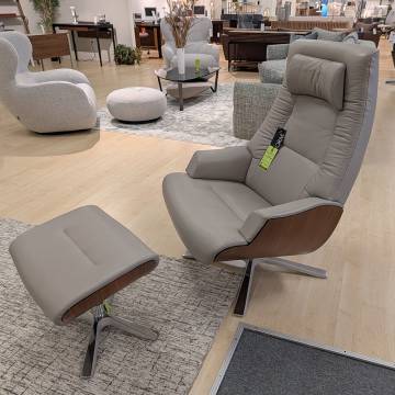 Conform PARTNER Gliding Recliner & Footstool