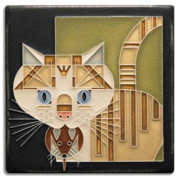 Motawi Tileworks 6x6 BARN KITTY