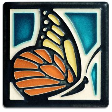Motawi Tileworks 4x4 BUTTERFLY