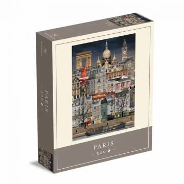 Martin Schwartz Design - CHRISTMAS IN PARIS - 500pc Puzzle
