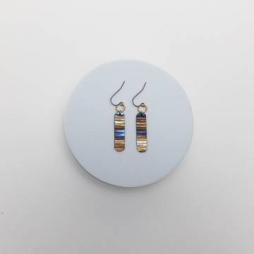 Mend on the Move RIPPLE EFFECT Stainless Steel Earrings