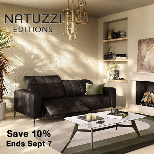 Save 10% on Natuzzi Editions Furniture