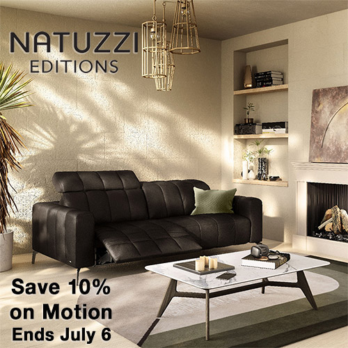 Save 10% on Natuzzi Editions Motion Furniture