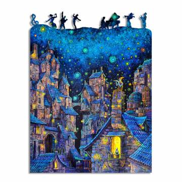 Artifact Puzzles - Roch Urbaniak NIGHT CONCERT Wooden Jigsaw Puzzle