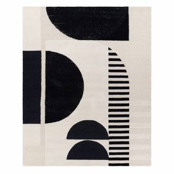 Surya - BROOKLYN Handmade Black Multi 5' x 7'6