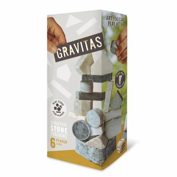 Gravitas STONE STACKING GAME - 6 Player