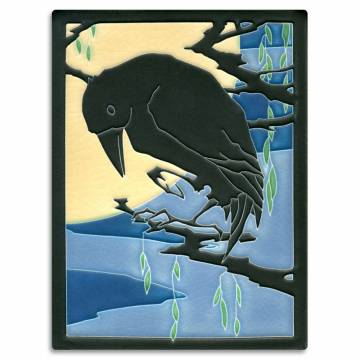 Motawi Tileworks 6x8 RAVEN (Midnight)