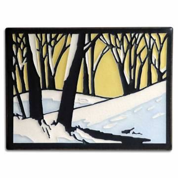 Motawi Tileworks 6x8 SNOWSCAPE - DAWN