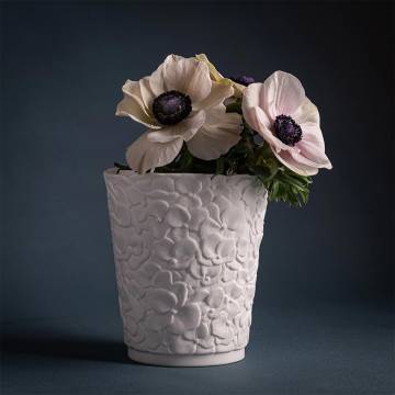 Klatt Objects HYDRANGEA Bone China 5.5 inch Vase