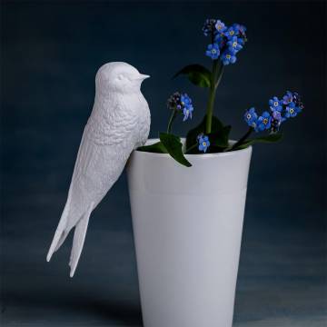 Klatt Objects SWALLOW Bone China Porcelain Ornament