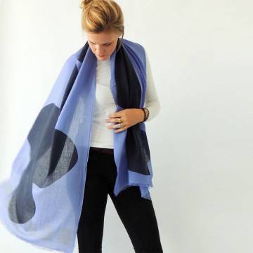 Pilgrim Waters - Merino Wool Scarf - Boulder Deep