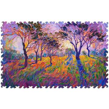 Artifact Puzzles - Erin Hanson CRYSTAL GROVE Wooden Jigsaw Puzzle