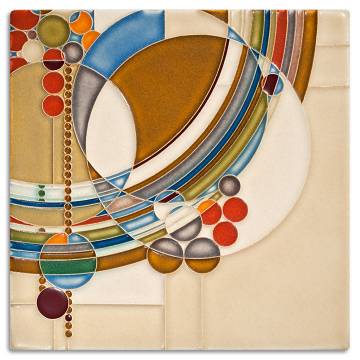 Motawi Tileworks 8x8 MARCH BALLOONS (Cream)
