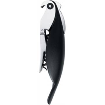 Alessi PARROT Sommelier Corkscrew - Black