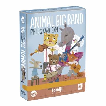 Londji Card Game, ANIMALS BIG BAND, Family Game