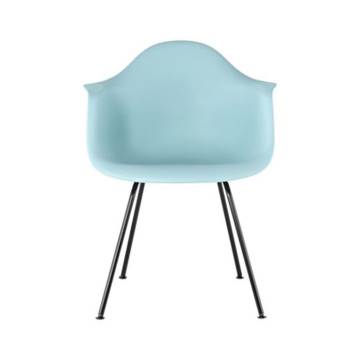 Eames®  DAX Molded Plastic Armchair with 4-Leg Base
