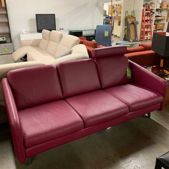 Clearance Stressless Eve Trio Sofa With Headrest