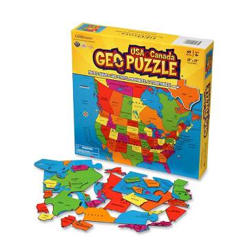 GeoToys GeoPuzzle - USA and Canada