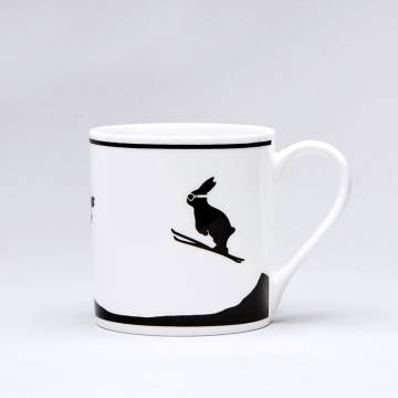 Ham SKI JUMPING Rabbit Mug