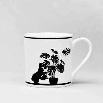 Ham WATERING Rabbit Mug