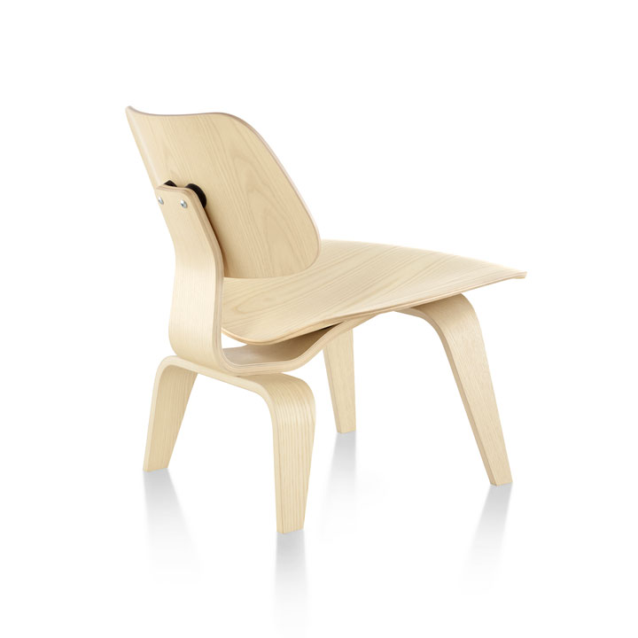 Eames® LCW Plywood Lounge Chair with Wood Base: Design