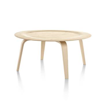 Eames® Molded Plywood Coffee Table with Wood Legs