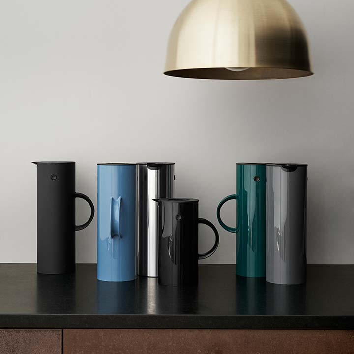 Stelton EM77 Vacuum Jug Thermos, 1L - Stainless: Design Quest