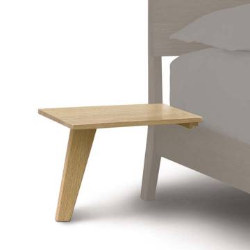 Copeland Linn Attached Nightstand for Bed - Oak