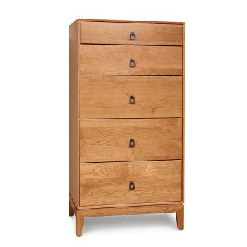 Copeland Mansfield 5 Drawer Narrow Chest - Multiple Finishes