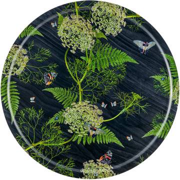 Åry Trays BLACK DILL 25-Inch Round Tray