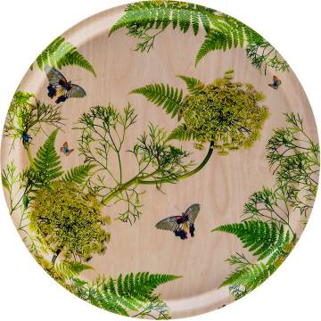 Åry Trays NATURAL DILL 15-Inch Round Tray