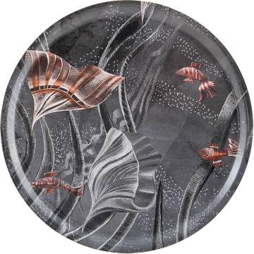 Åry Trays MYSTIC SEA 15-Inch Round Tray