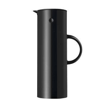 Stelton EM77 Vacuum Jug Thermos, 1L - ABS Black