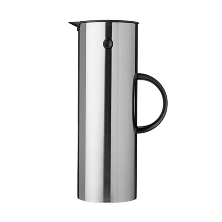 Stelton EM77 Vacuum Jug Thermos, 1L Stainless Design Quest