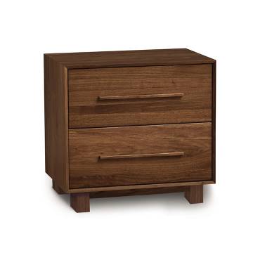 Copeland Sloane 2 Drawer Nightstand - Walnut