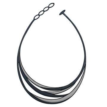 Batucada SWELL Necklace - Black and Silver