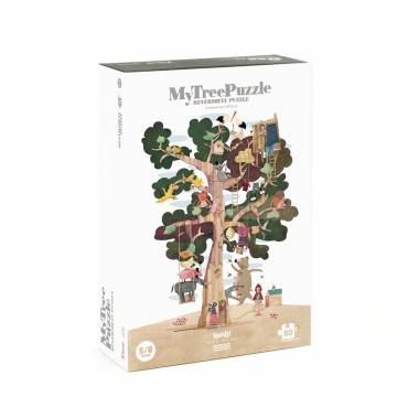 Londji Puzzles - MY TREE, Shape & Reversible 50 pcs