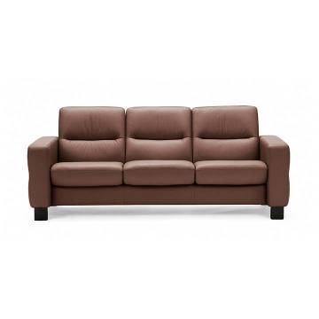 Stressless Wave Three-Seat Lowback Sofa