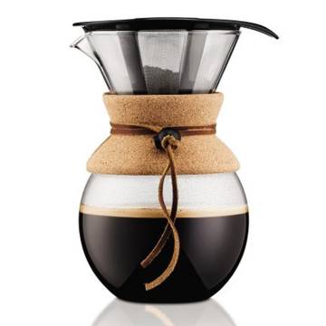 Bodum Pour Over 1-Liter Coffee Maker - Cork