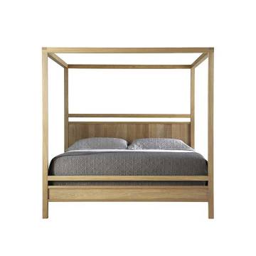 WEST BROS FULTON BEDROOM - POSTER CANOPY BED WITH UPHOLSTERED HEADBOARD*