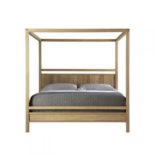 West Bros Fulton Bedroom Poster Canopy Bed With Upholstered