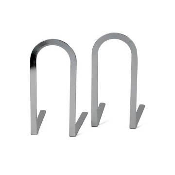 Spectrum Diversified - ELEMENT Bookends - Large - Chrome